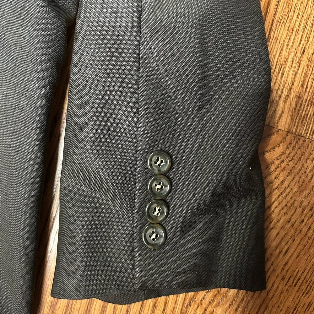 Jos A Bank Mens Blazer Career Suit Single Breasted 42 R Gray Wool Cashmere Blend